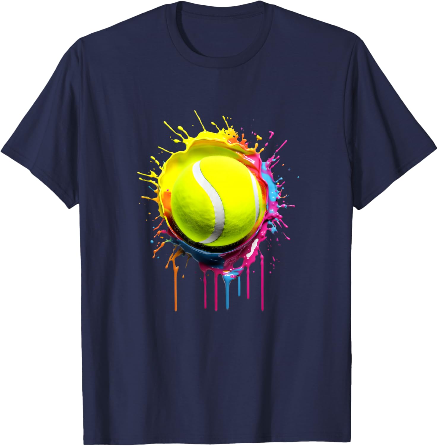 Best Tennis Team Player Tennis Playing Fan Love T-Shirt - T-Shirt | Navy