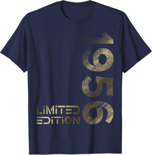 Limited Edition Vintage 1956 Man Woman 70th Birthday T-Shirt - T-Shirt | Navy