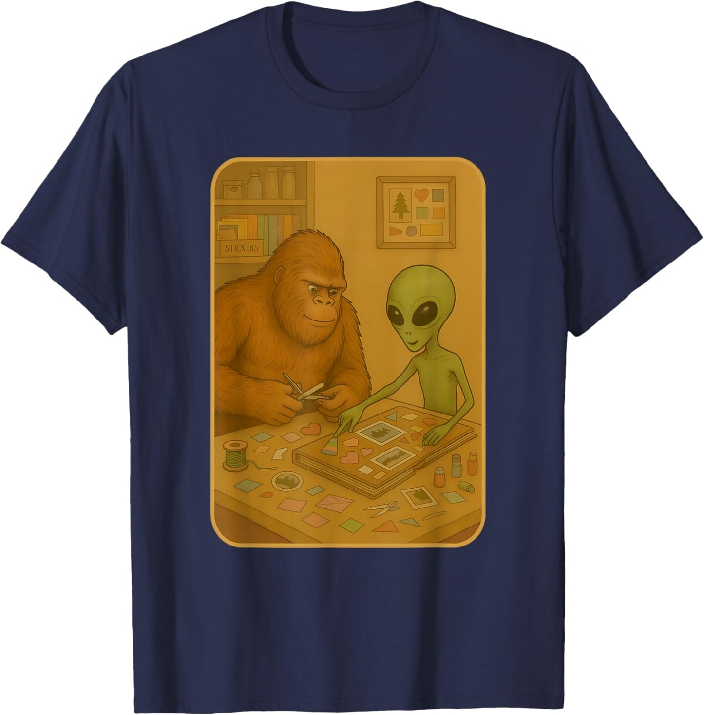 Funny Scrapbooking Meme T-Shirt - T-Shirt | Navy