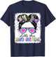 Little Miss Second Grade Girl Back To School Shirt 2nd Grade T-Shirt - T-Shirt | Navy
