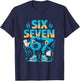 Was 6 Now I'm 7 67 Funny 7 Year Old Birthday Shirt For Kids T-Shirt - T-Shirt | Navy