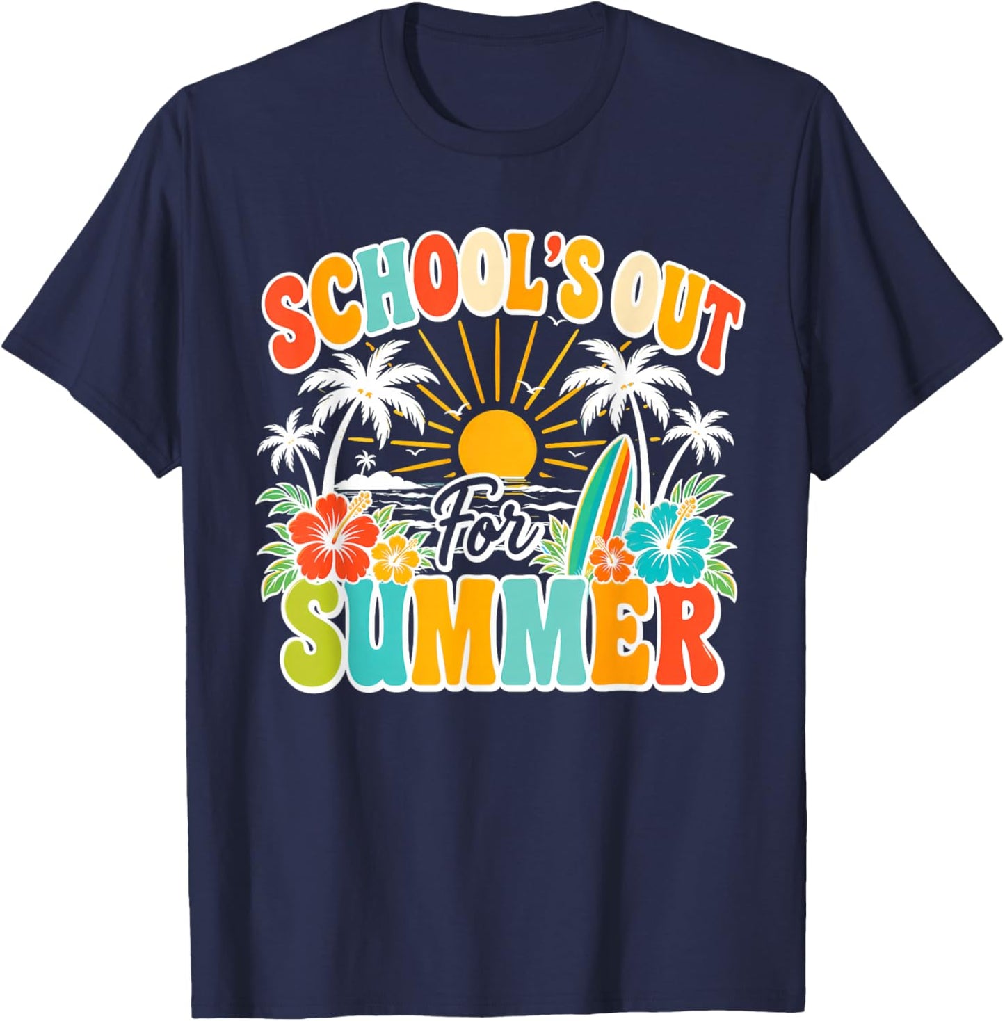 End of School Year Teacher Summer Bruh We Out Teachers T-Shirt - T-Shirt | Navy