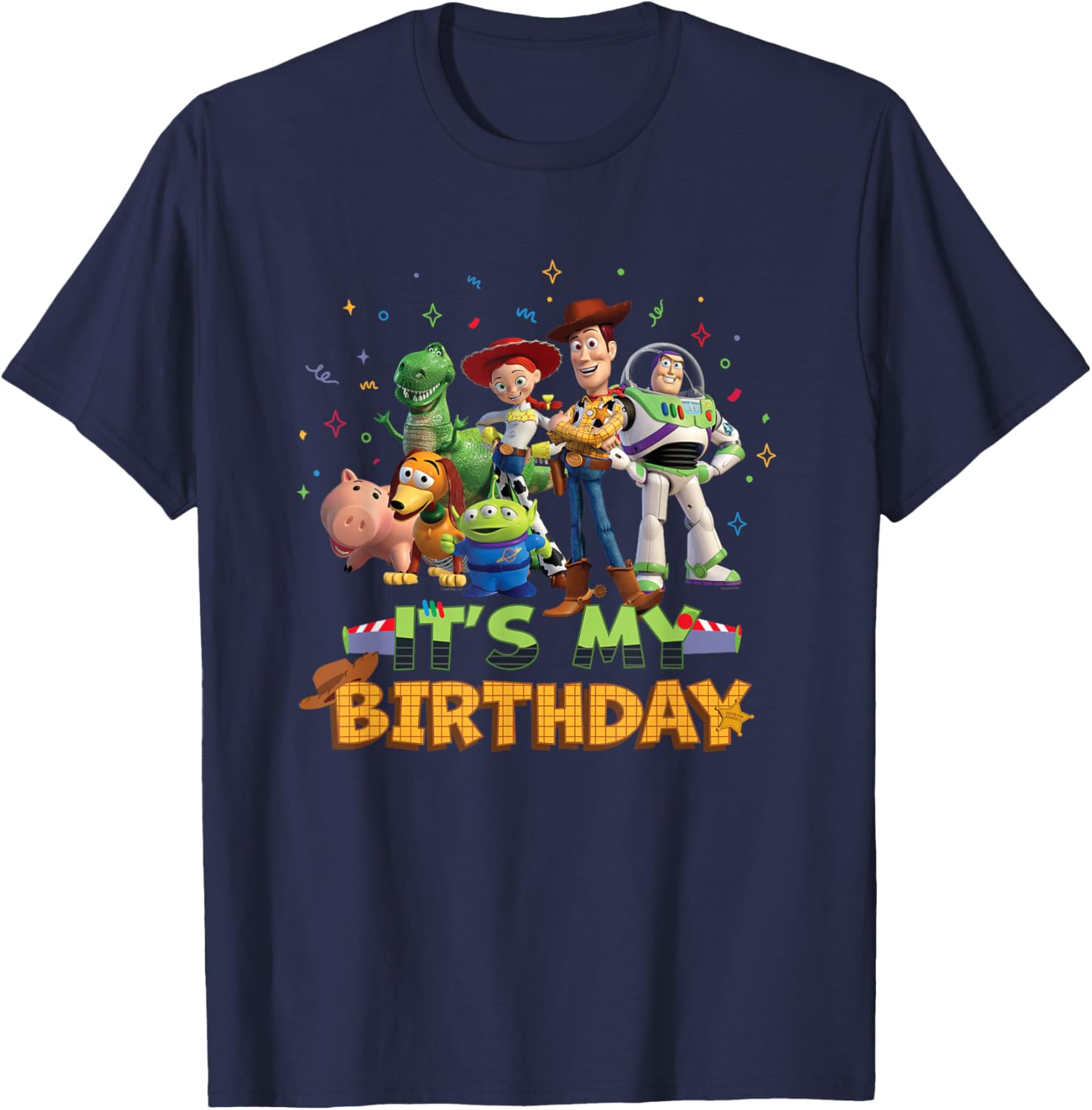 Disney and Pixar’s Toy Story It’s My Birthday Party Matching T-Shirt - T-Shirt | Navy