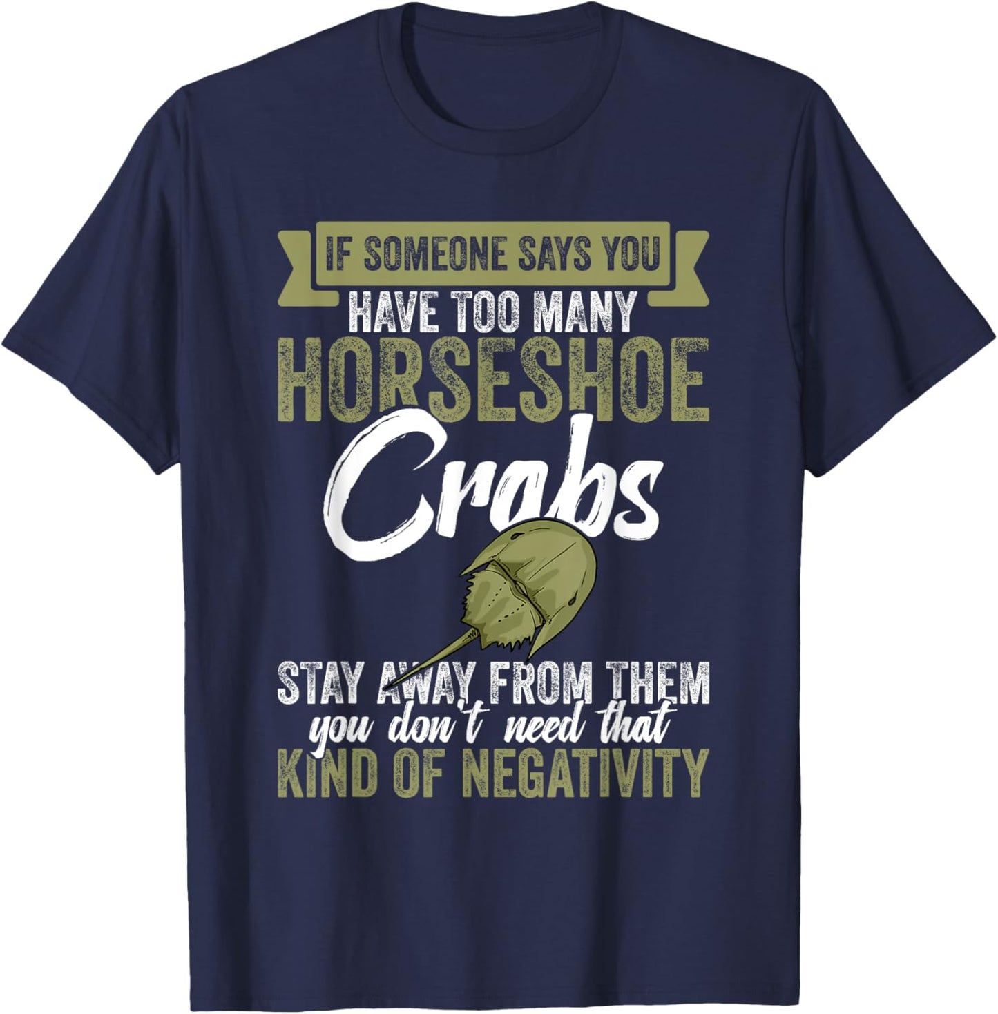 Horseshoe Crab Mom Fossil Lover Encycloart Chelicerata T-Shirt - T-Shirt | Navy