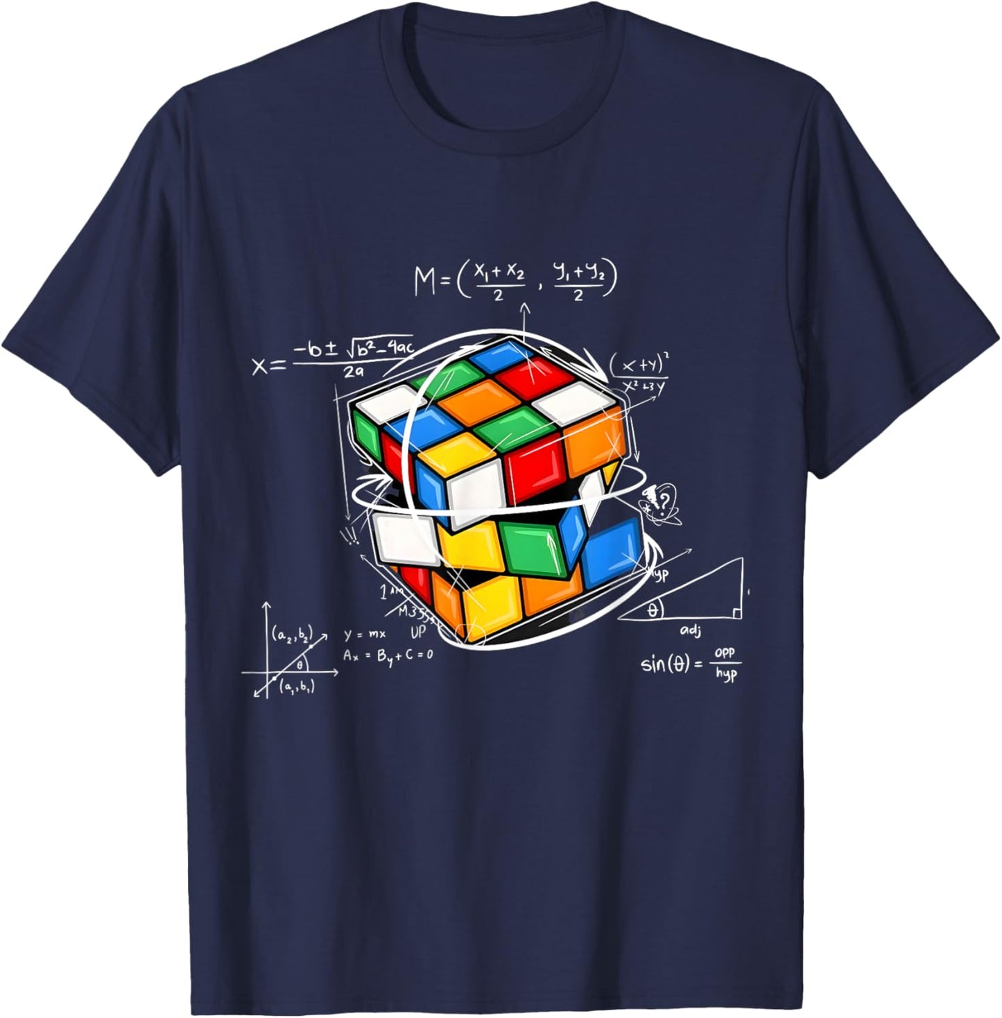 Puzzle Cube Retro Speed Cubing 80er Jahre Vintage Spielzeug T-Shirt - T-Shirt | Navy