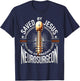 Back Neck Surgery Women Physical Therapy Rehab Jesus T-Shirt - T-Shirt | Navy