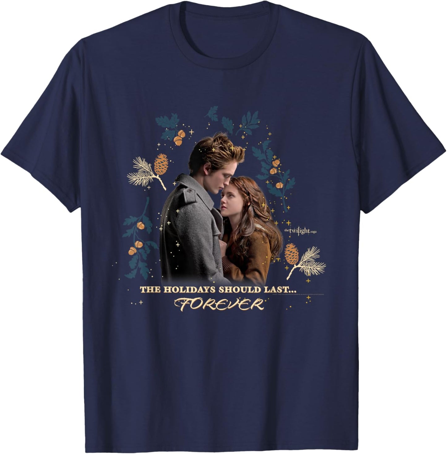 The Twilight Sage The Holidays Should Last Ever T-Shirt - T-Shirt | Navy