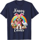 Beagle Happy Easter Beagle Easter T-Shirt - T-Shirt | Navy