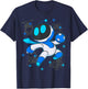 Astrobot PlayStation's Astro Bot Fighting Enemies In Space T-Shirt - T-Shirt | Navy