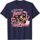 Y'all were Feral But I Low Key Love You Raccoon Cute Teacher T-Shirt - T-Shirt | Navy