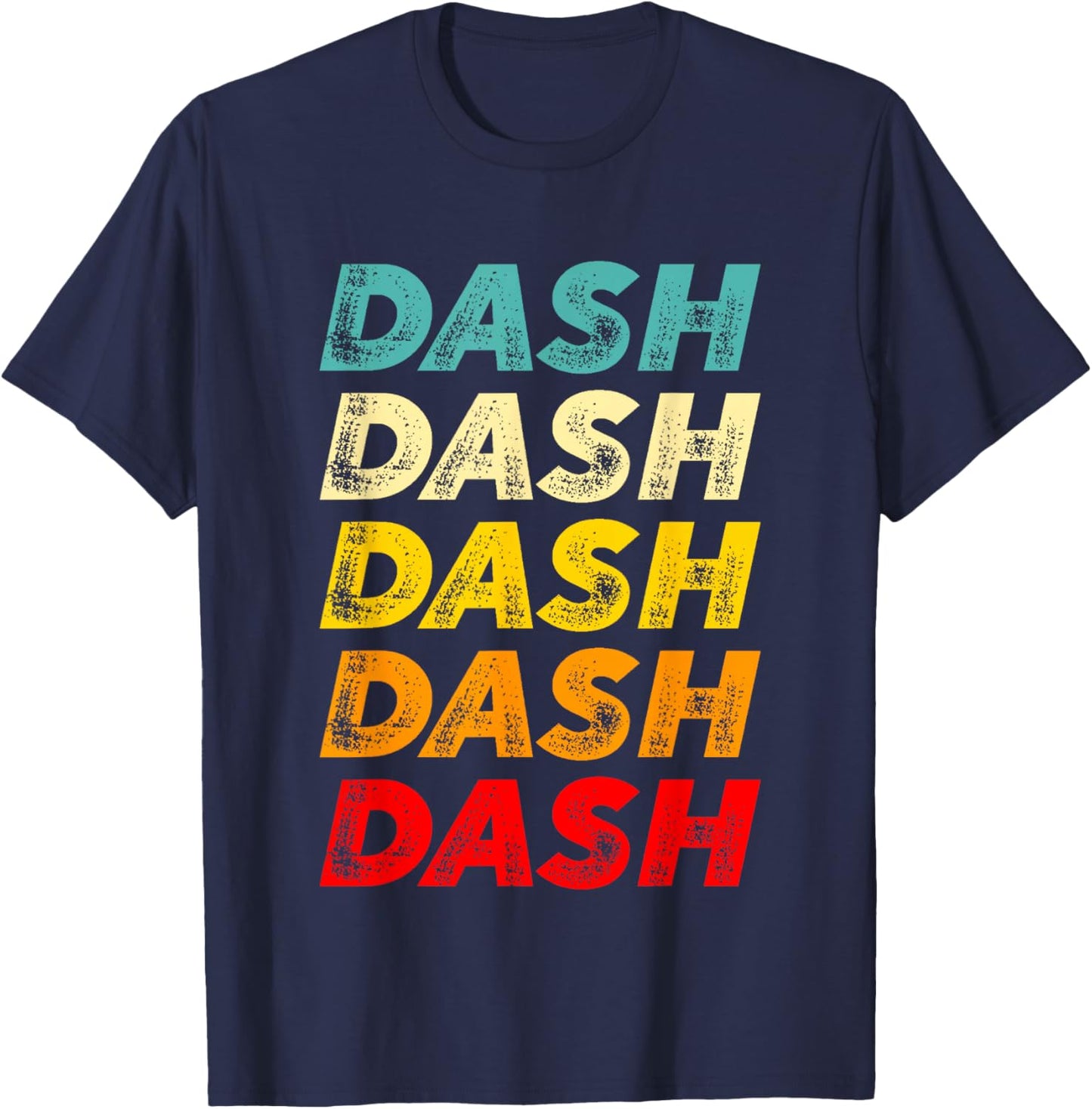 Dash Crypto Rainbow T-Shirt - T-Shirt | Navy