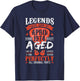 52rd Birthday Vintage Legends Born in 1974 52 Years April T-Shirt - T-Shirt | Navy