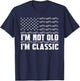 I'm Not Old I'm Classic Funny Car Graphic Fathers Day Dad T-Shirt - T-Shirt | Navy