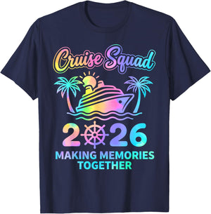 Family Cruise Shirts 2026 Matching Squad Summer Vacation T-Shirt - T-Shirt | Navy