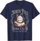 All Booked for Christmas Coquette Xmas Book Club Book Lovers T-Shirt - T-Shirt | Navy