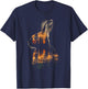 Rabbit Mountain Landscape Nature Wildlife T-Shirt - T-Shirt | Navy