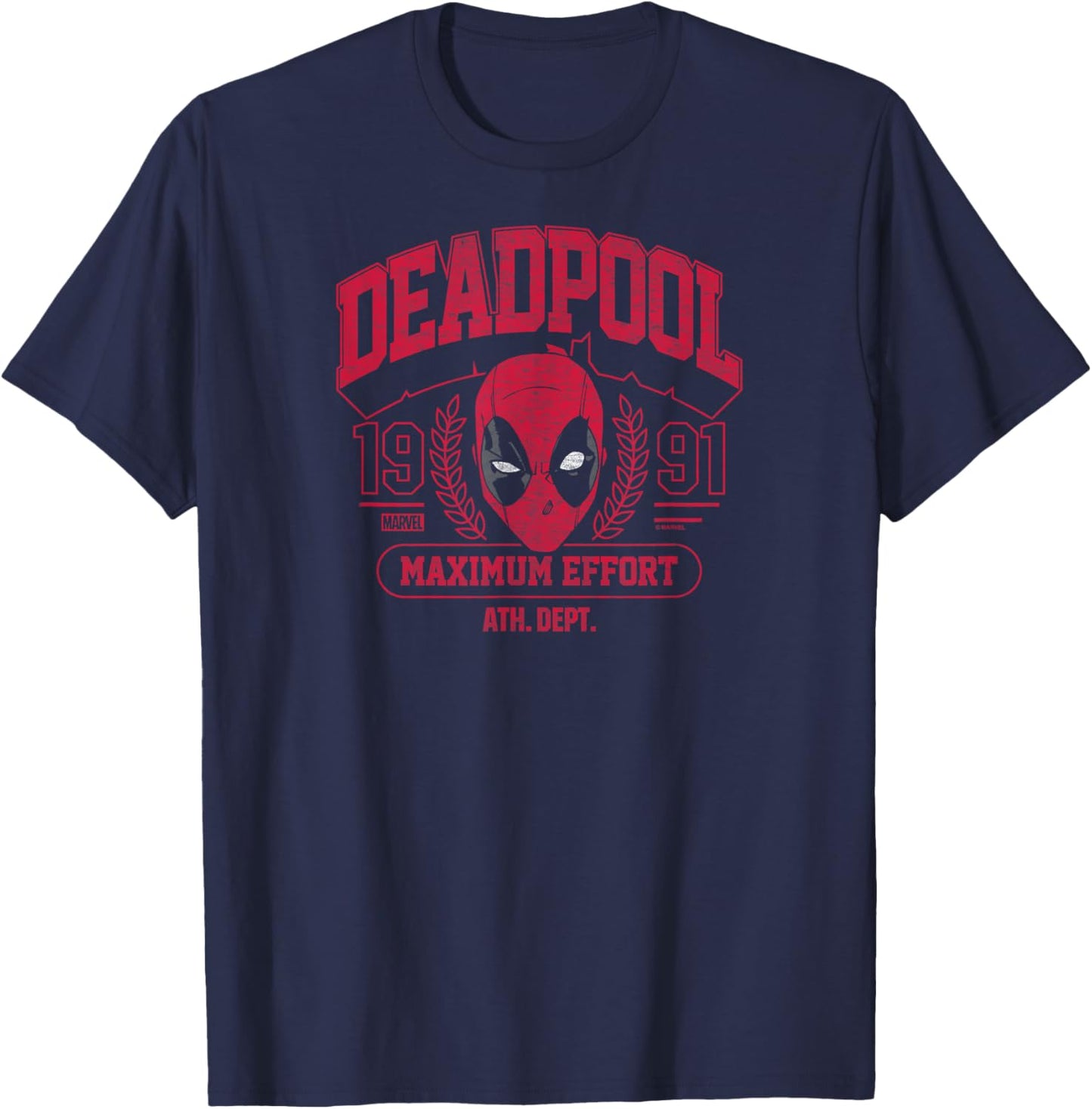 Deadpool - Collegiate T-Shirt - T-Shirt | Navy