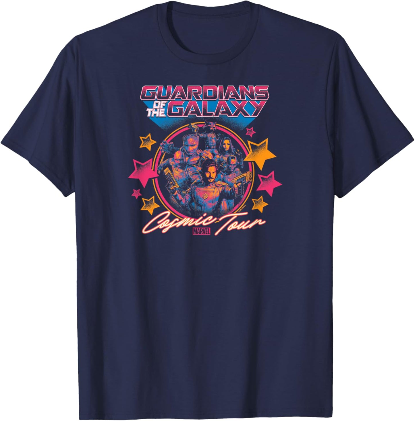 Guardians of The Galaxy - Cosmic Band Tour T-Shirt - T-Shirt | Navy