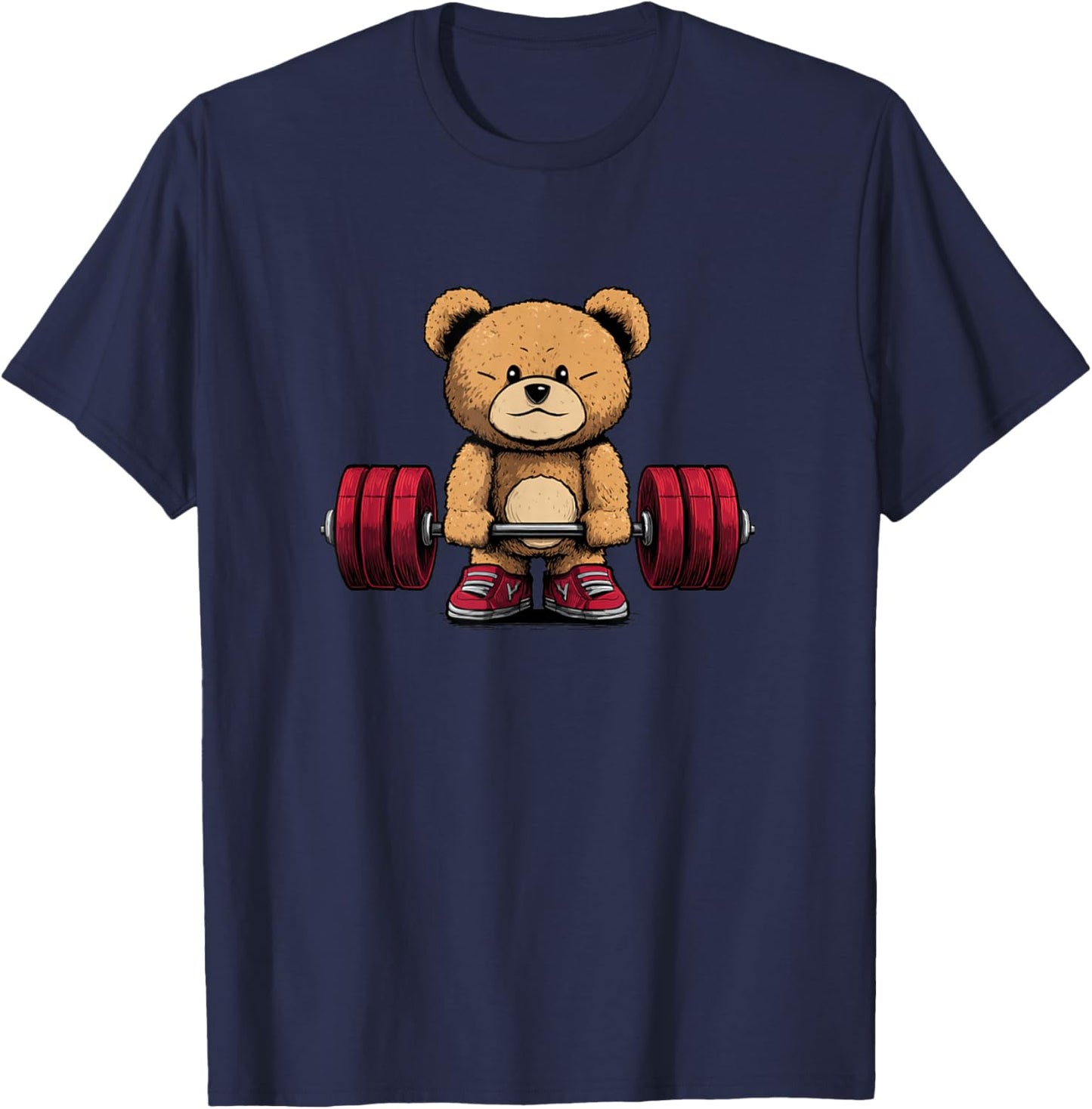Deadlifter Teddy Bear Costume T-Shirt - T-Shirt | Navy