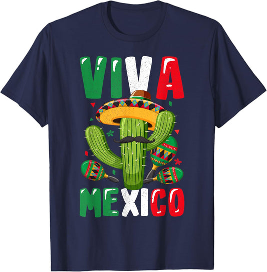 Viva Mexico T-Shirt - T-Shirt | Navy