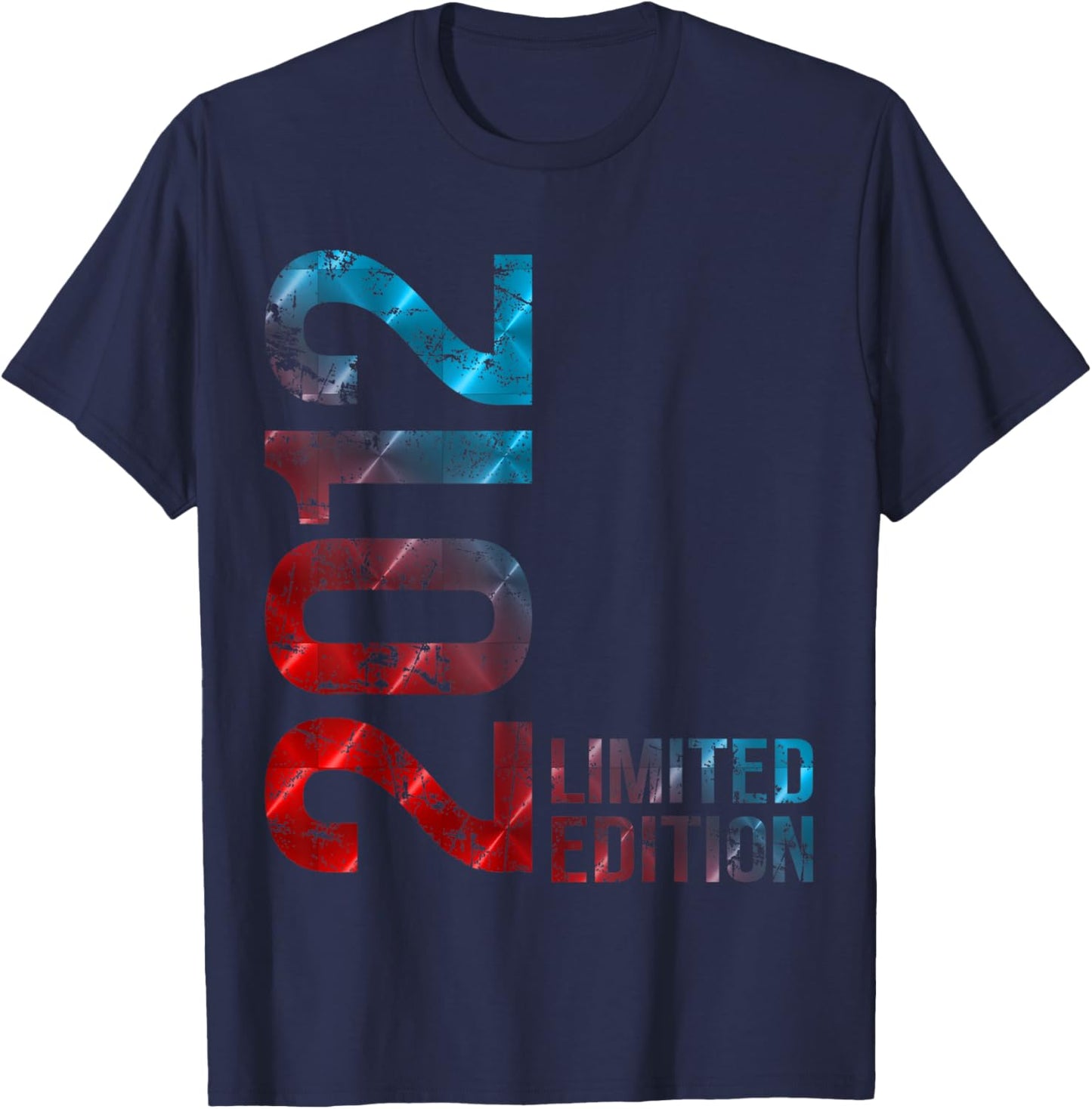 14th Birthday Man Woman 14 Years 2012 T-Shirt - T-Shirt | Navy