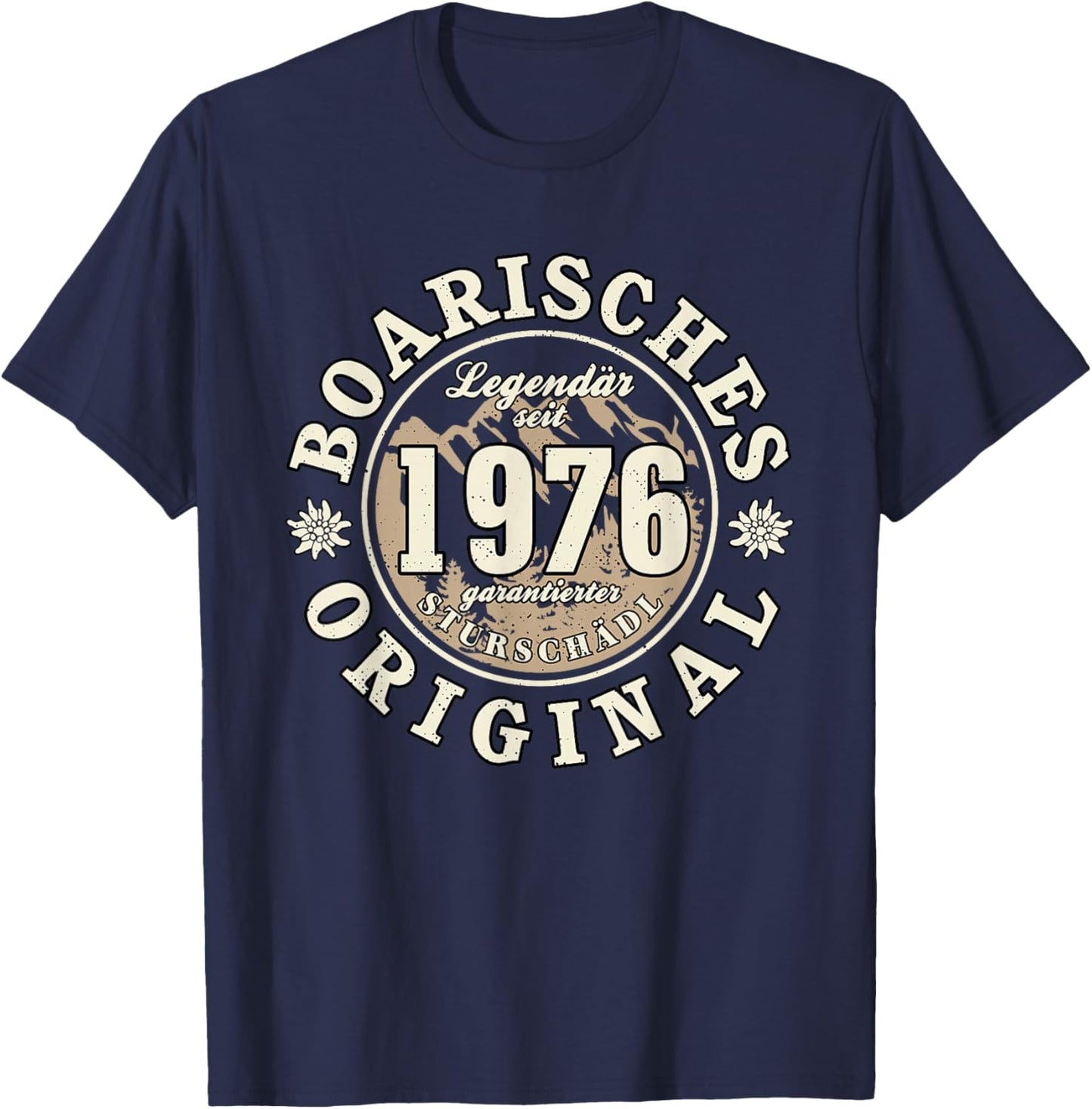 50. Geburtstag 2026 Bayrisches Original geboren 1976 Männer T-Shirt - T-Shirt | Navy