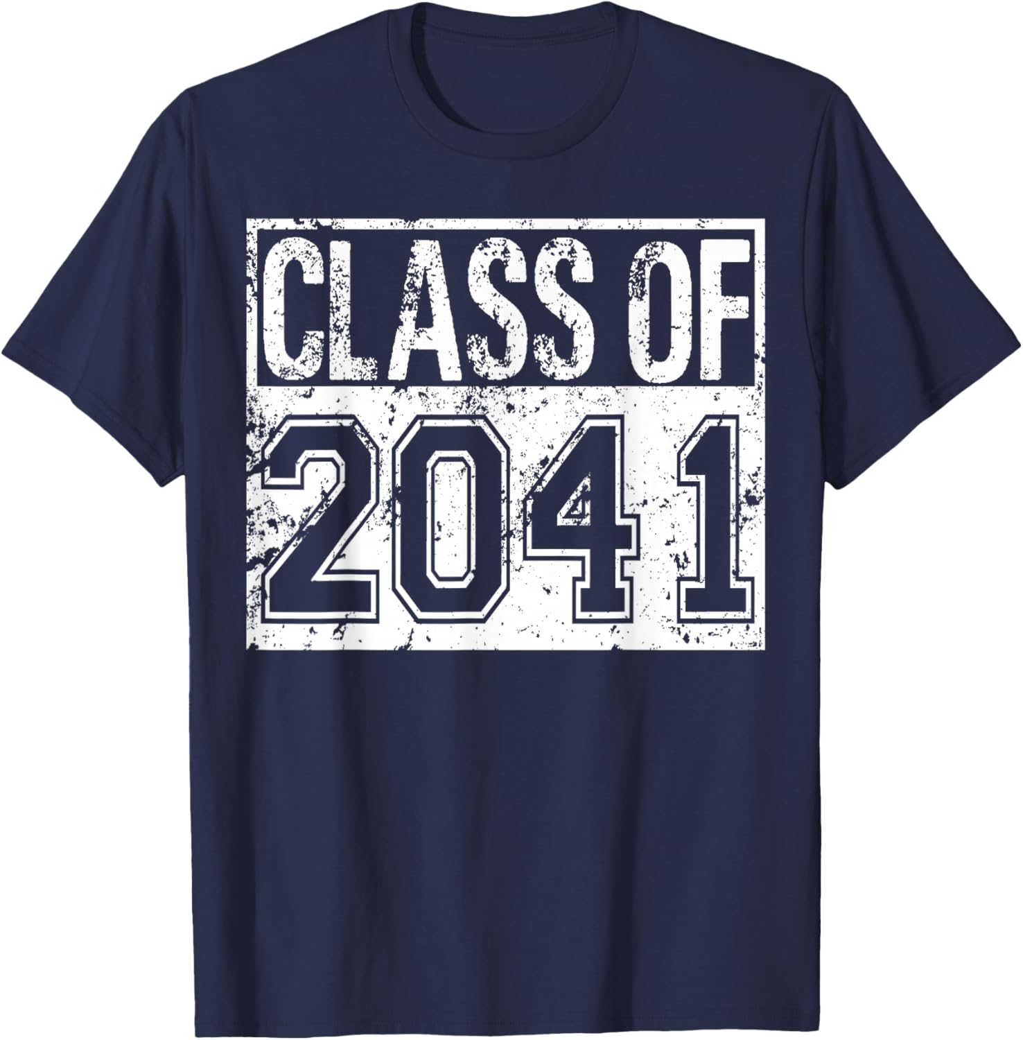 Class of 2041 grow with me T-Shirt - T-Shirt | Navy