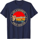 Grandpop Like A Grandpa Only Cooler Funny Papa Grandpa T-Shirt - T-Shirt | Navy