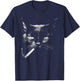 Black Cat Smoking Cigarette Funny Edgie Animal T-Shirt - T-Shirt | Navy