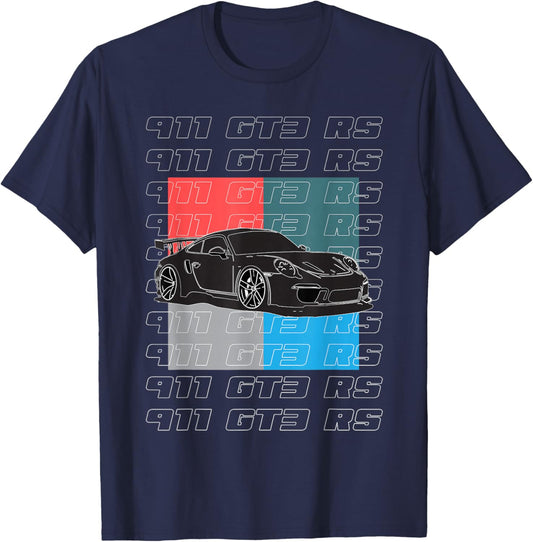 Voiture de Course 911 RS Sports Supercar Guy SE T-Shirt - T-Shirt | Navy