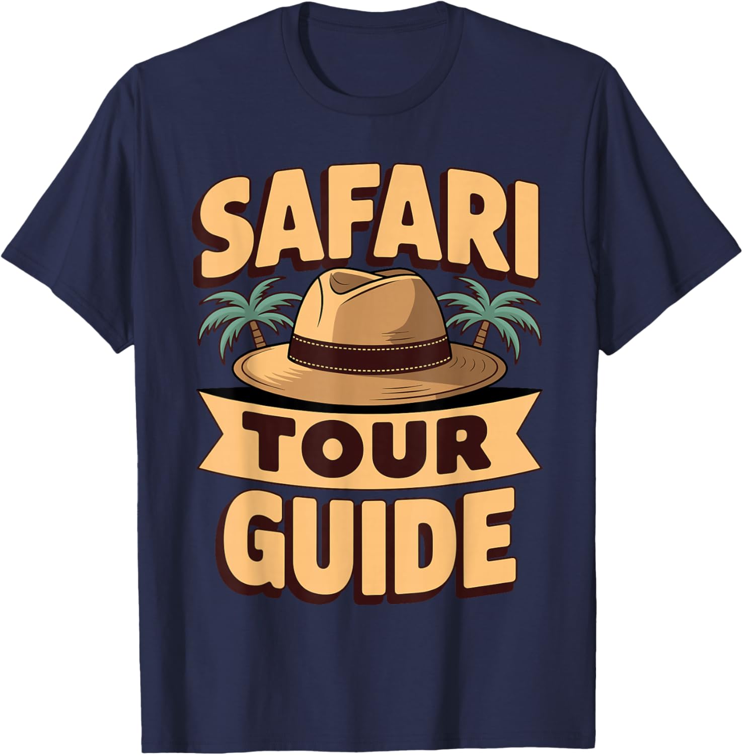 Cool Safari Tour Guide Design Women Zookeeper Safari T-Shirt - T-Shirt | Navy