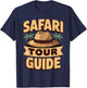 Cool Safari Tour Guide Design Women Zookeeper Safari T-Shirt - T-Shirt | Navy