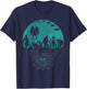 Bigfoot Loch Ness Monster Mothman And Aliens! Funny Cryptid T-Shirt - T-Shirt | Navy