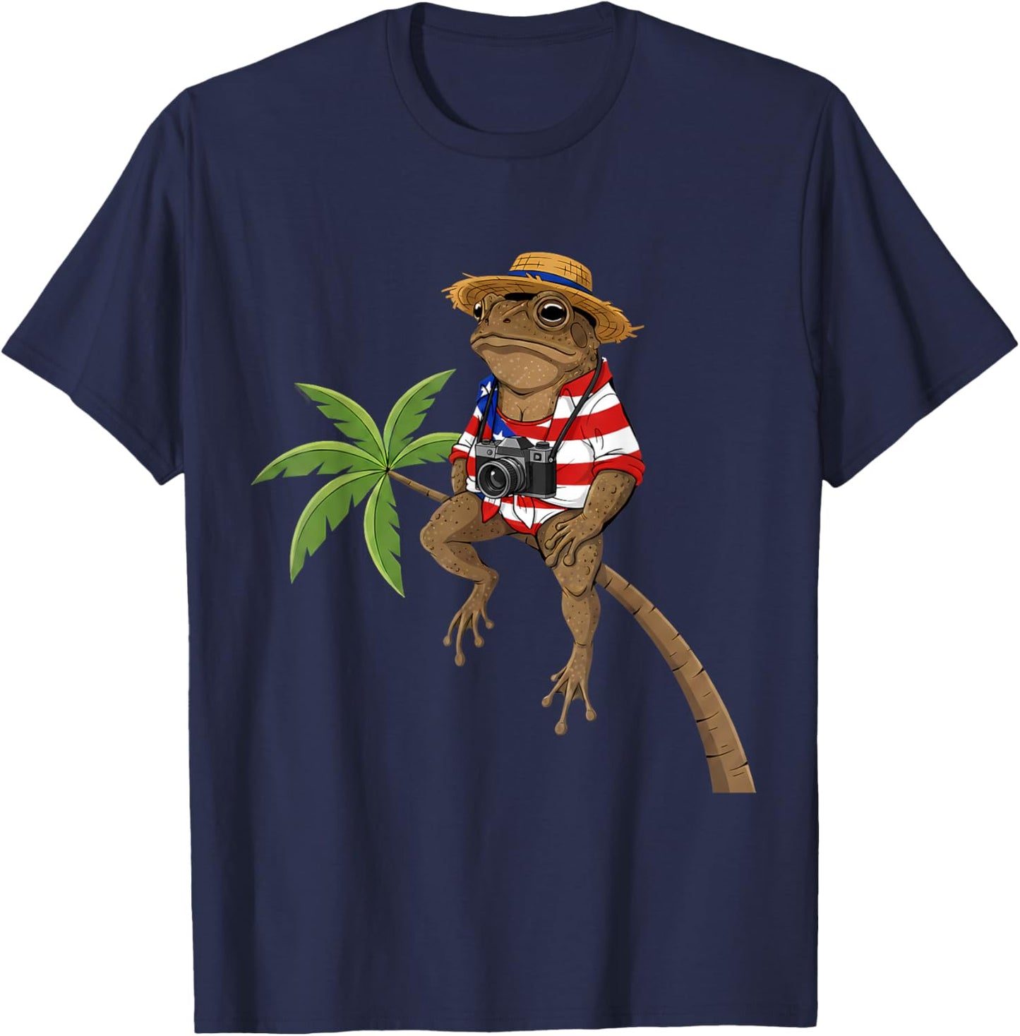 Coqui Frog Puerto Rico Taino Puerto Rican Flag Boricua T-Shirt - T-Shirt | Navy