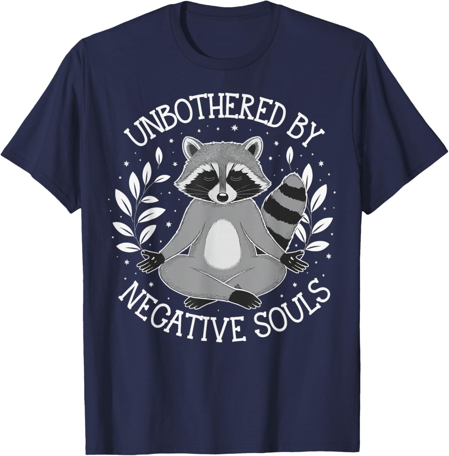 Unbothered By Negative Souls T-Shirt - T-Shirt | Navy