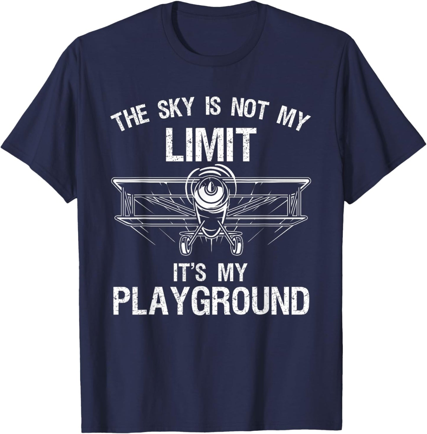 Funny Pilot Design Women Aviation Airplane Pilot T-Shirt - T-Shirt | Navy