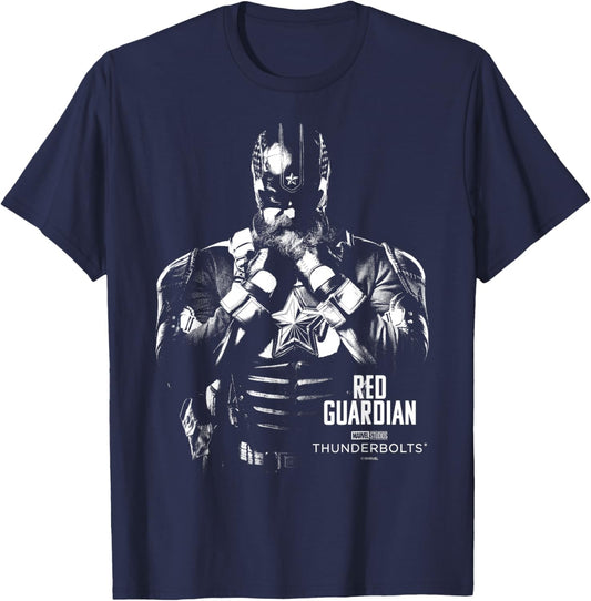 Marvel's Thunderbolts - Red Guardian Silhouette T-Shirt - T-Shirt | Navy