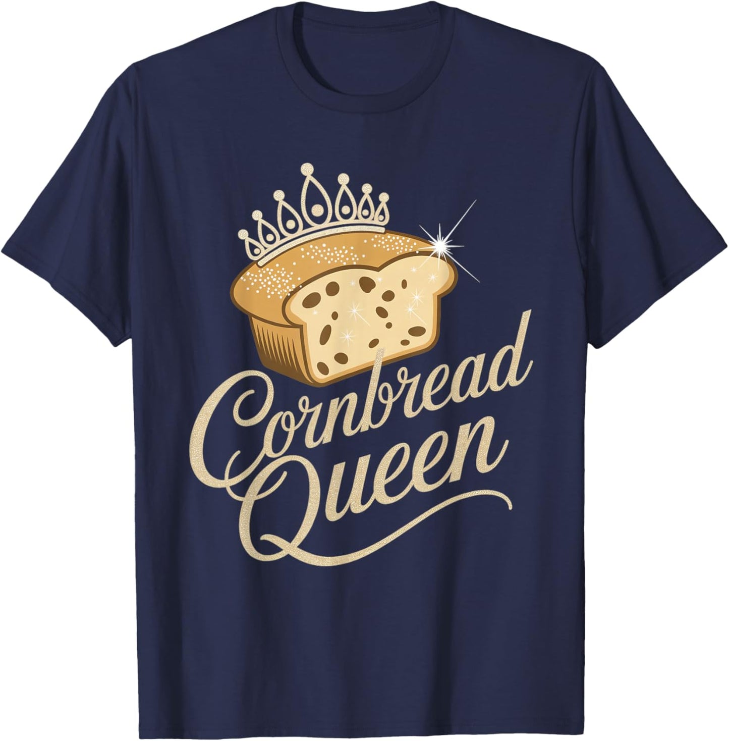Cornbread Queen T-Shirt - T-Shirt | Navy