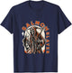 Salmon Slayer Funny skeleton Fishing Salmon Fish T-Shirt - T-Shirt | Navy