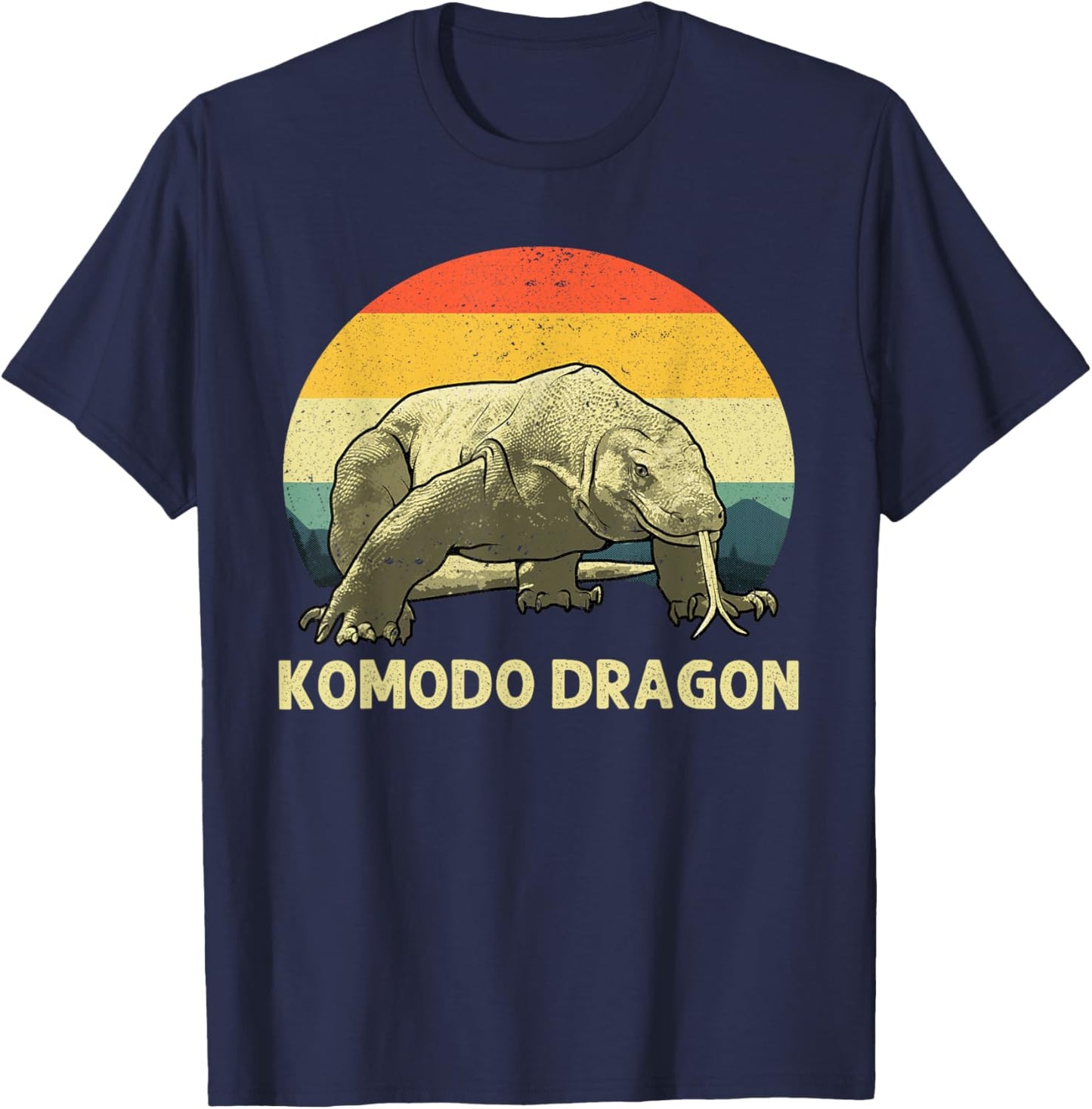 Komodo Dragon Design Women Kids Komodo Dragon Lover T-Shirt - T-Shirt | Navy