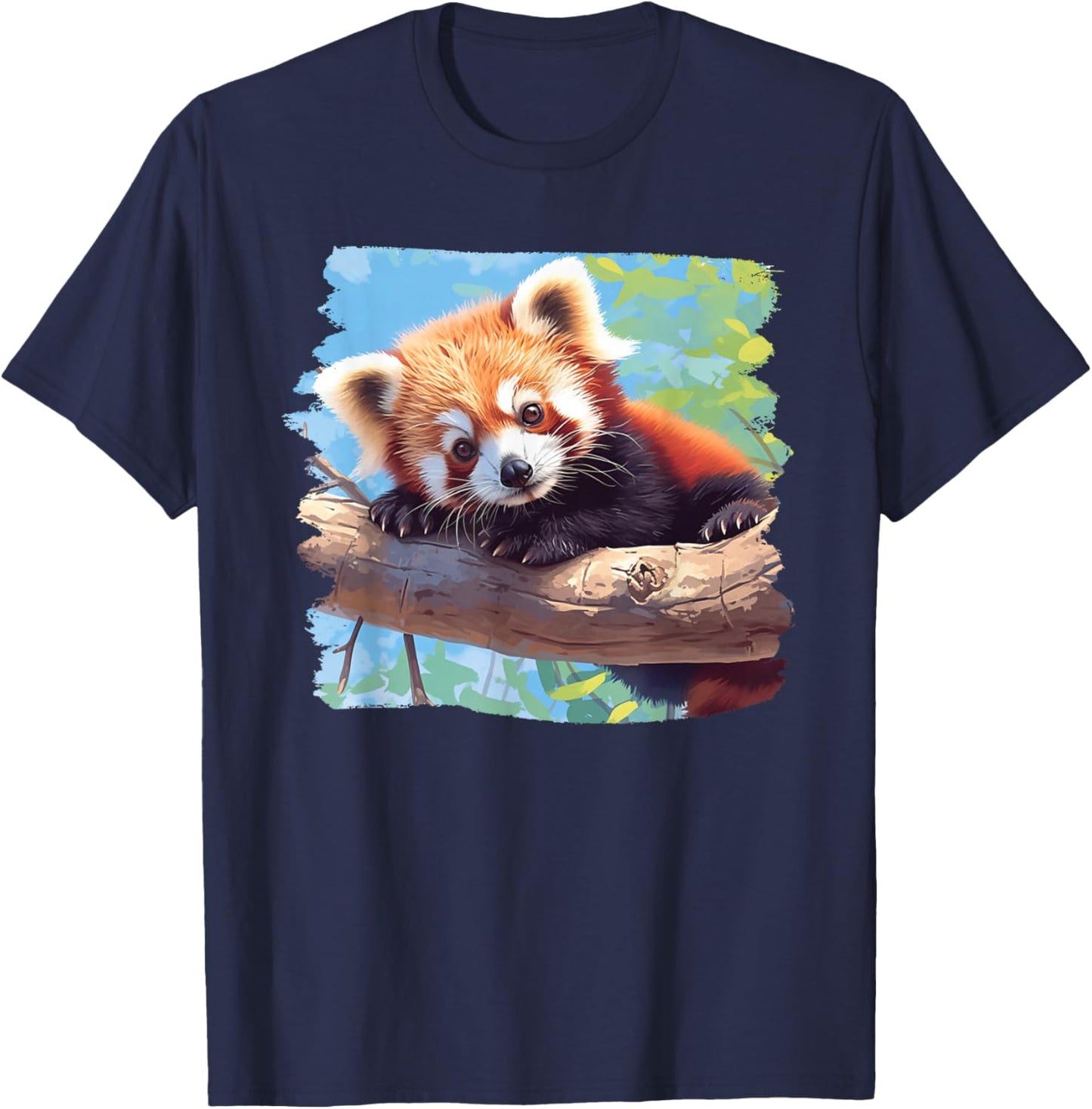 Red Pandas Red Panda T-Shirt - T-Shirt | Navy
