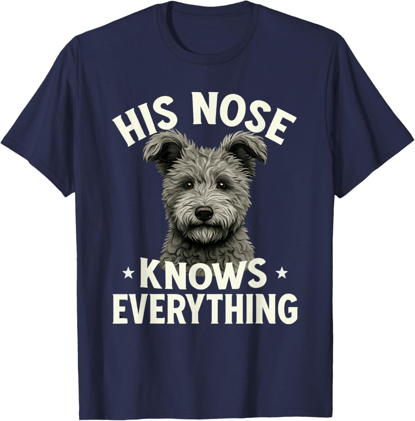 Funny PUMI Dog Quote - Hungarian PUMI Breed Design T-Shirt - T-Shirt | Navy