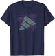 Adidas Badge of Sport Tennis Padel Logo Graphic T-Shirt - T-Shirt | Navy
