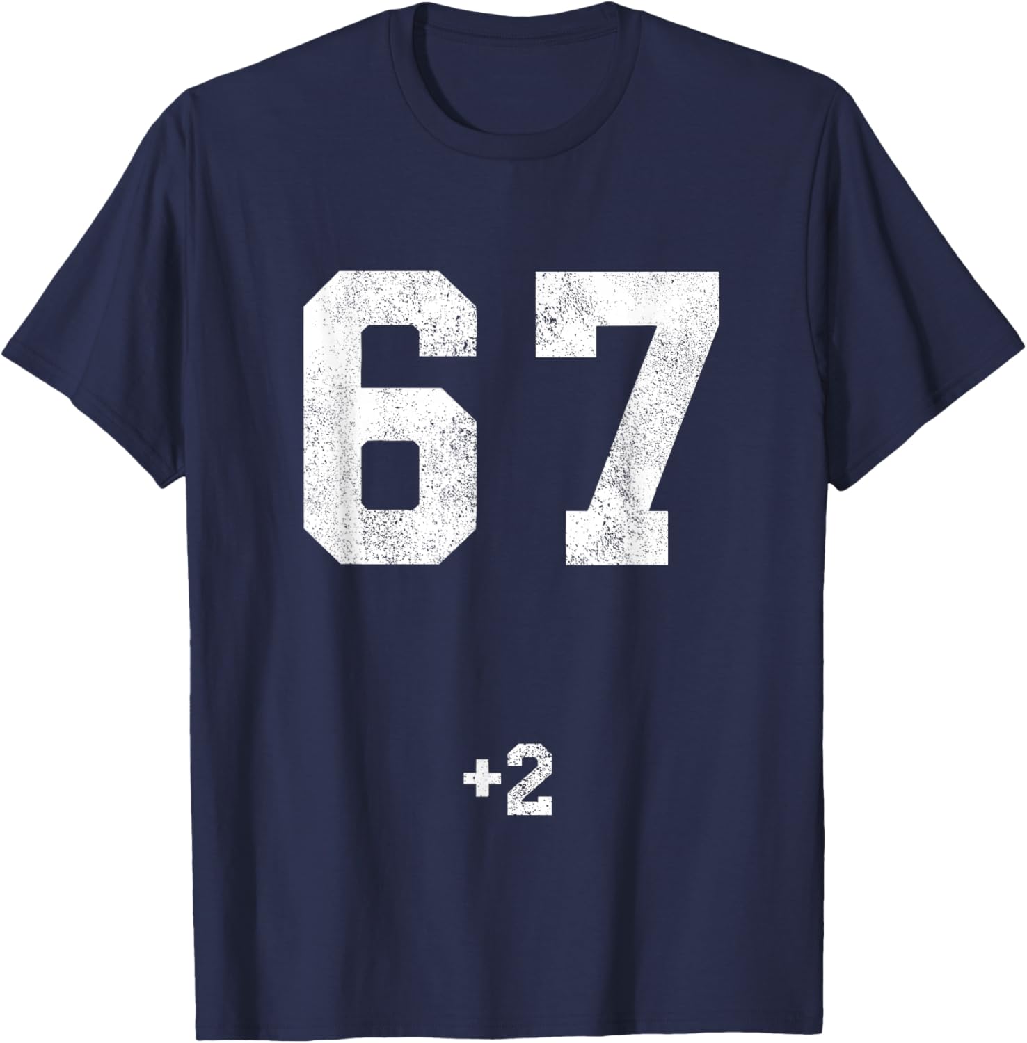 Six Seven Meme Gifts Men Women 6 7 T-Shirt - T-Shirt | Navy