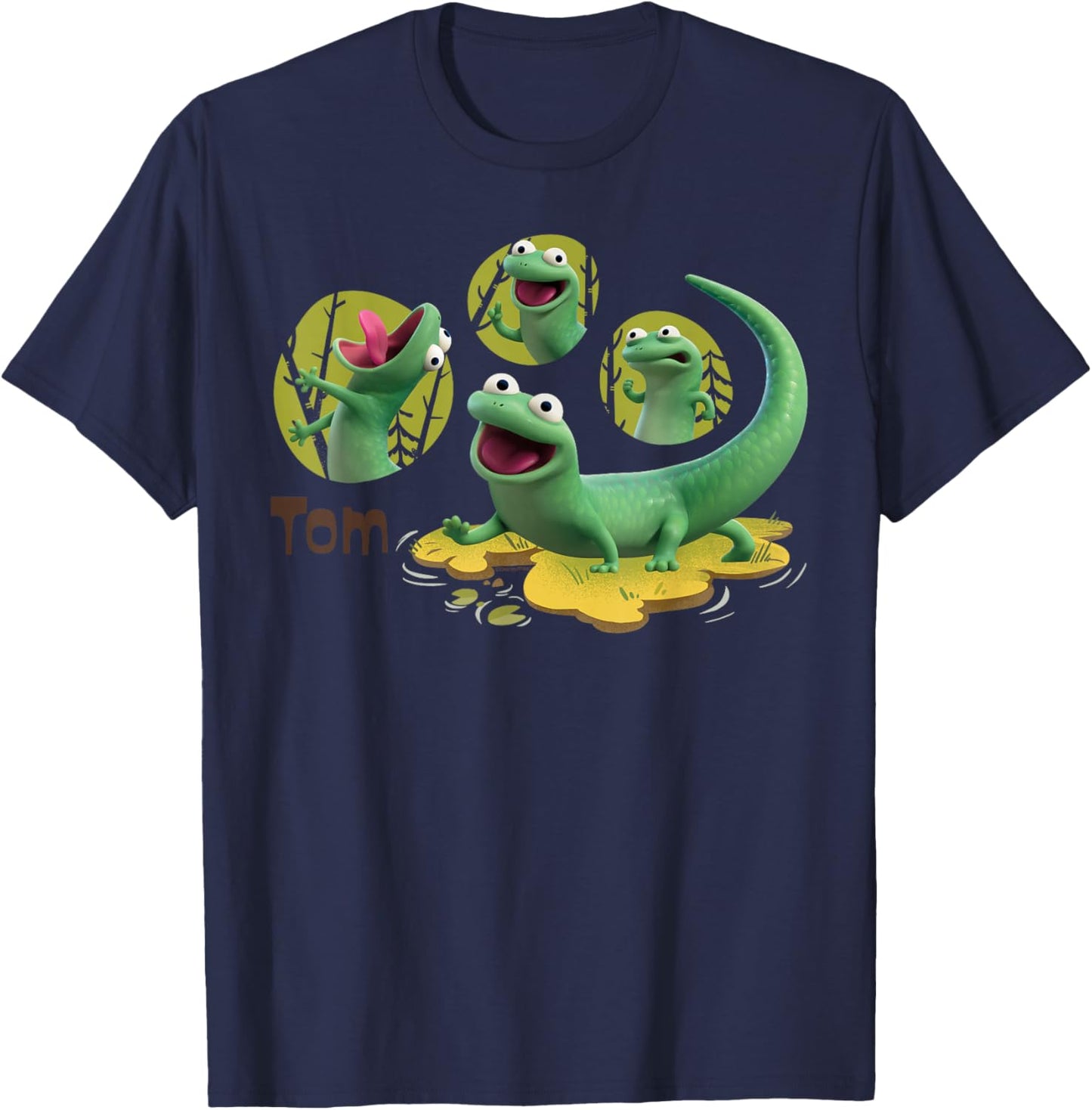 Disney and Pixar's Hoppers Tom The Lizard Lizard Lizard T-Shirt - T-Shirt | Navy