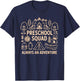 Pre-K Squad Adventure Camping Preschool Teacher Boy Girl Kid T-Shirt - T-Shirt | Navy
