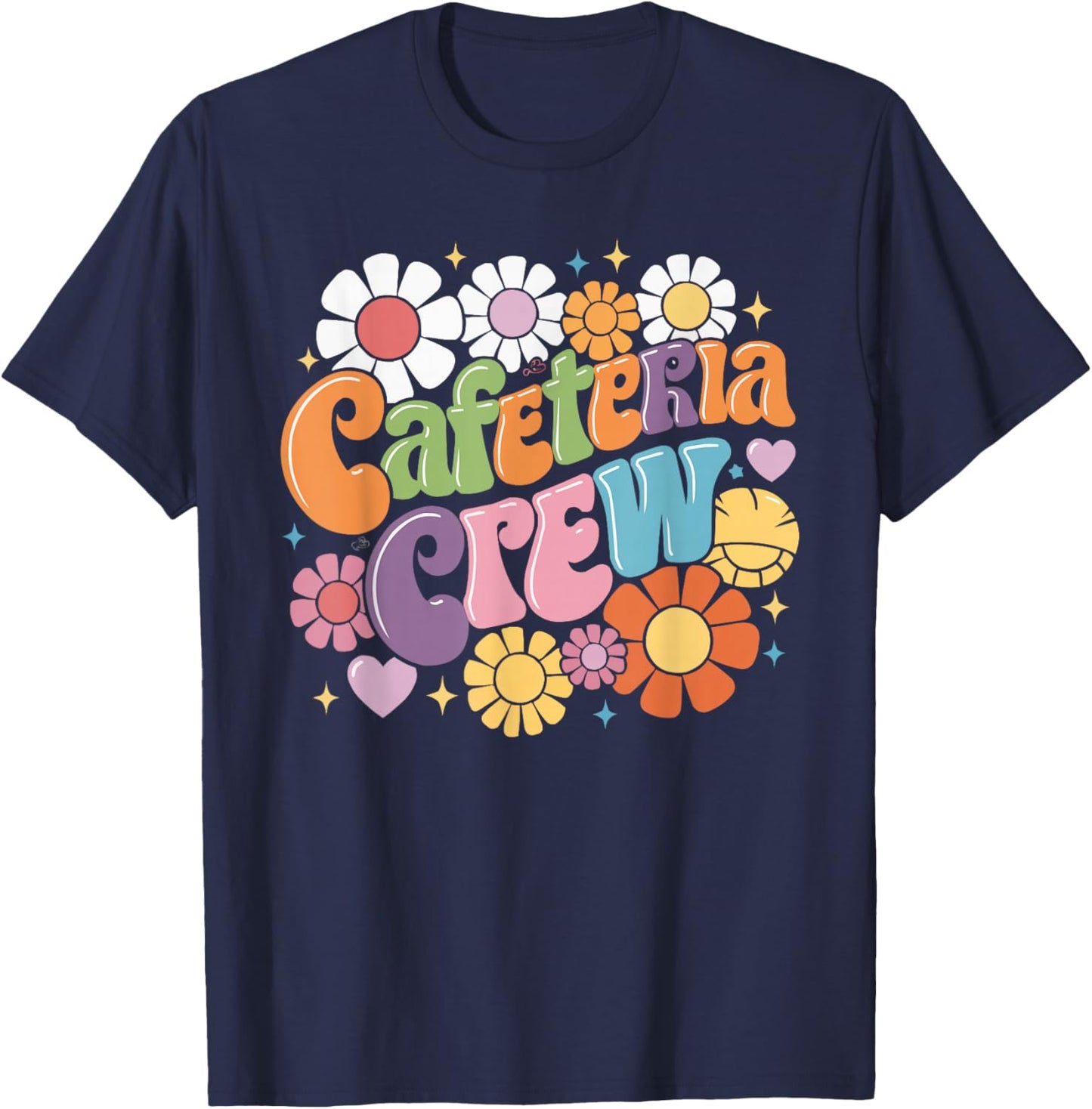 Cafeteria Manager Food Service Lunch Lady Cafeteria Worker T-Shirt - T-Shirt | Navy
