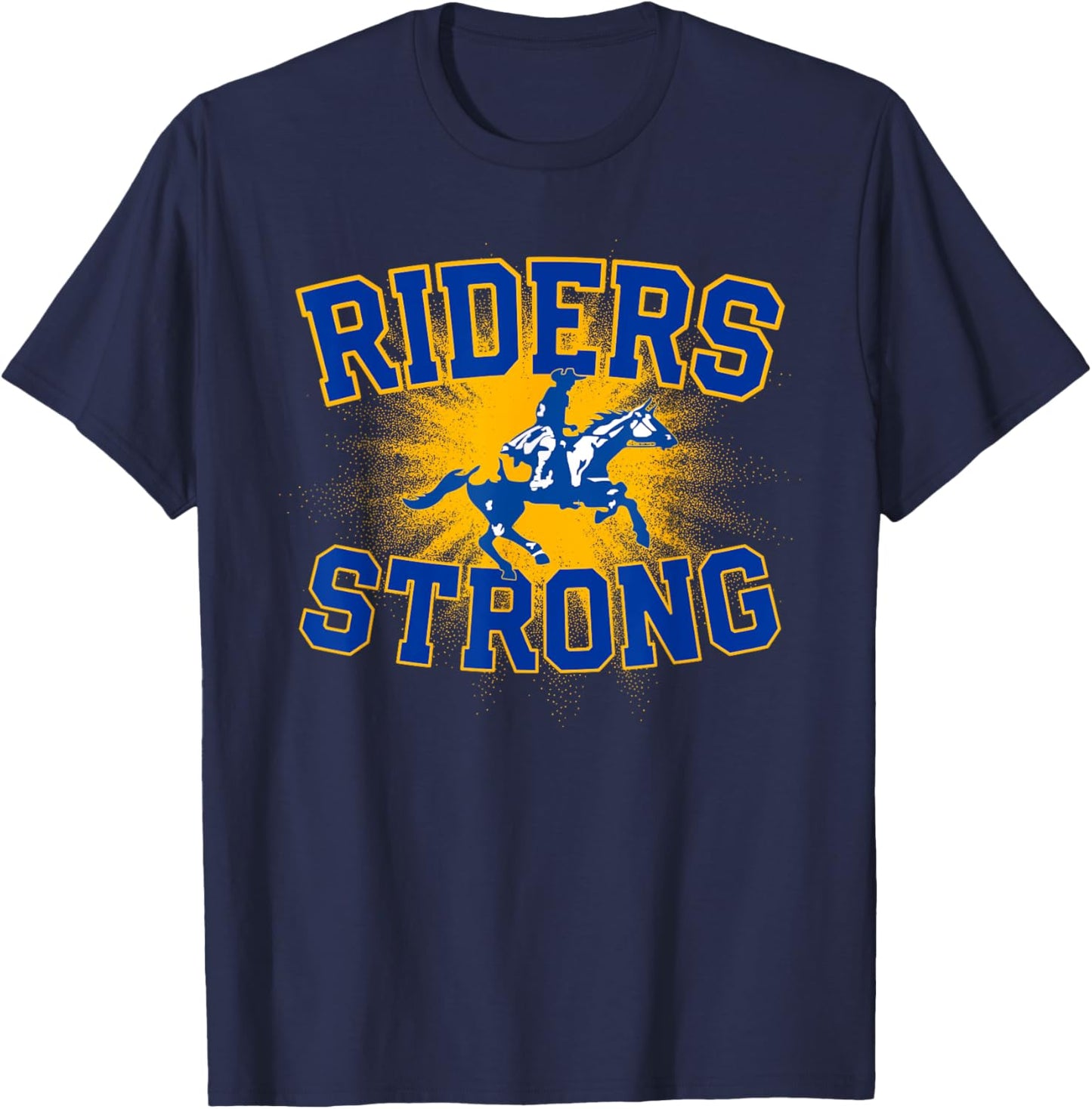 Caesar Rodney Riders Logo Strong Flag HS T-Shirt - T-Shirt | Navy