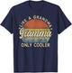 Glamma Like A Grandma Only Cooler Mother's Day Glamma T-Shirt - T-Shirt | Navy