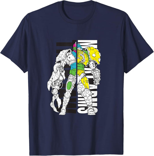 Masters of the Universe - Trap Jaw & Man-At-Arms T-Shirt - T-Shirt | Navy